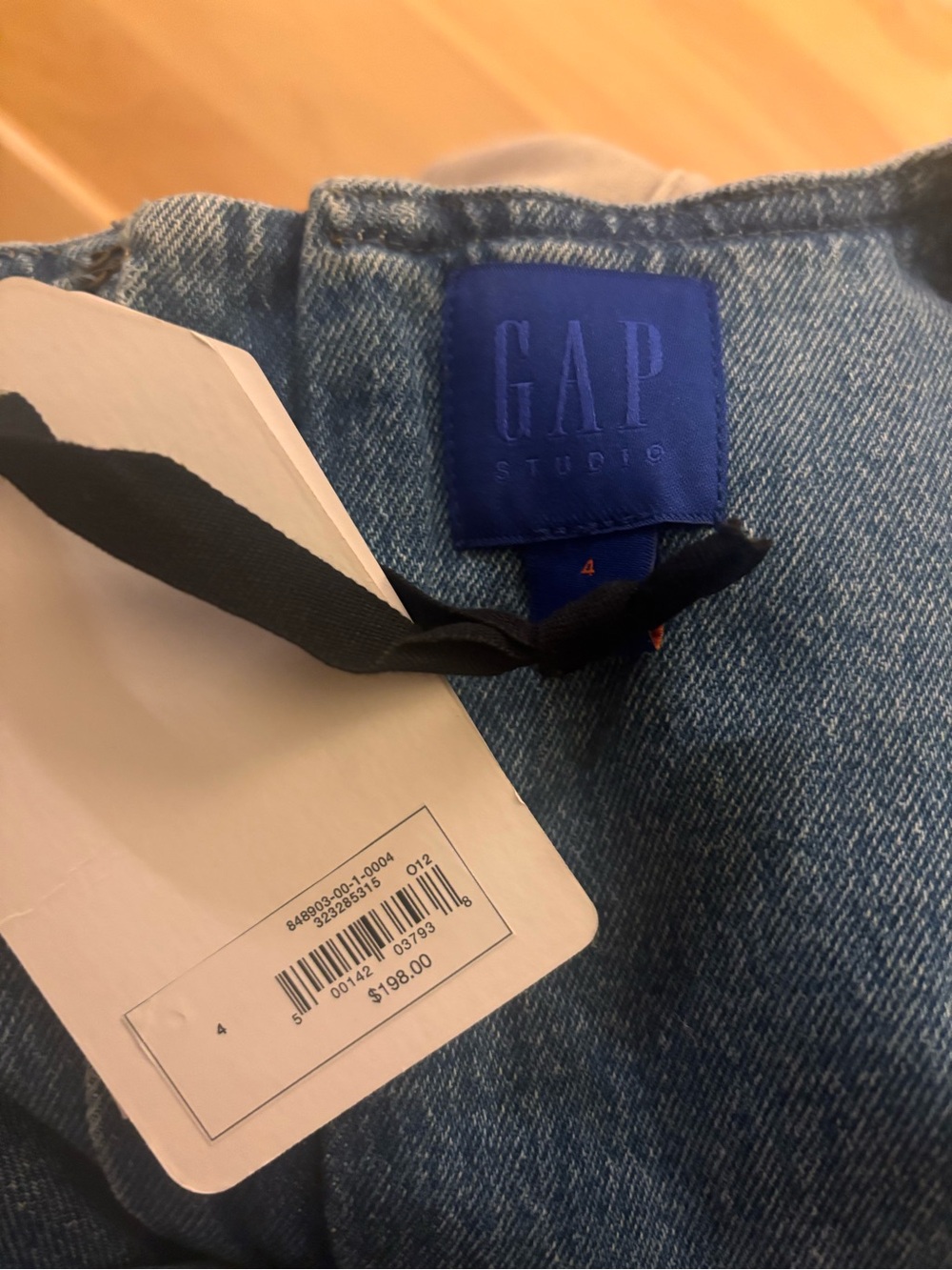 GAP Blue Denim Sleeveless Dress - Picture 6 of 6
